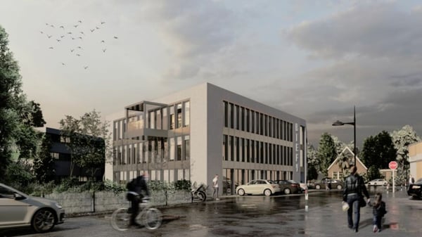 Surfaces commerciales et administratives neuves dès 350 m² à Lonay. 1