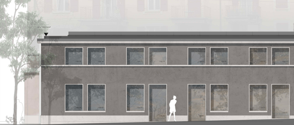 Arcade/bureau/local commercial à louer 100 & 130 m2 env. 6