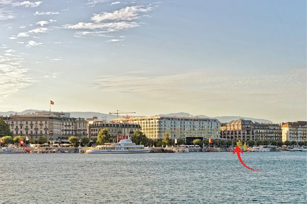 Arcade à louer d'environ 20 m2 Quai du Mont-Blanc 1