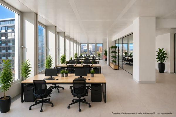 Bureaux d'exception de 1'608 m² avec vue sur la Rade - Rue du Rhône 1