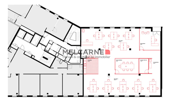 119 m2 de bureaux à Plainpalais 5