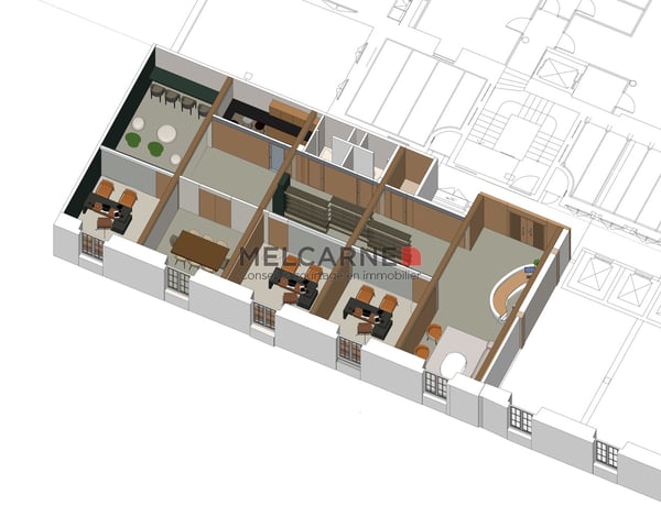 Bureaux d'environ 790 m² à louer - Place du Molard, Genève 10