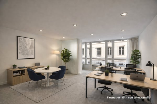 Bureaux de 150 m2 Rue du Rhône 2
