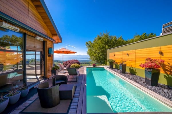 VISITE 3D // Villa meublée / Vue imprenable sur le lac / Piscine 3