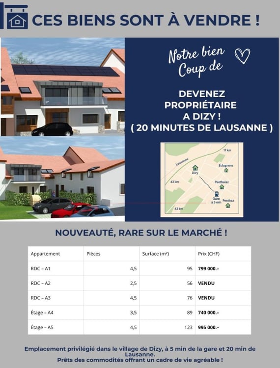 Appartements neufs à Dizy du 3.5 pièces au 4.5 pièces 1