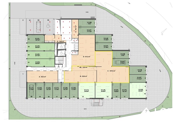 Local sécurisé de 170m1 à louer à Morges : idéal pour dépôt ou stockage, accès direct autoroute 7