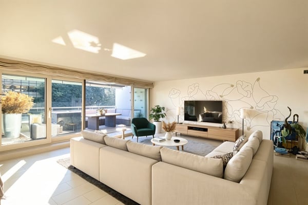 Rare à la vente - Duplex d'exception avec jardin et vue imprenable sur les montagnes 1