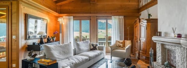 Magnifique appartement de 5.5 pièces avec vue panoramique sur les Alpes - Château-d'Oex