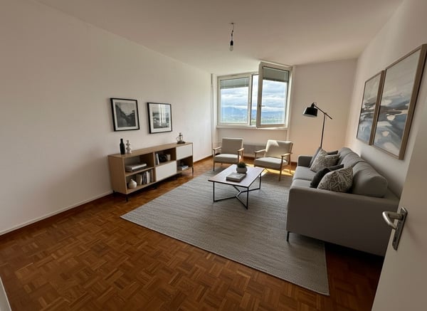 Bel appartement avec magnifique vue dégagée 3 pièces / Piscine collective 3