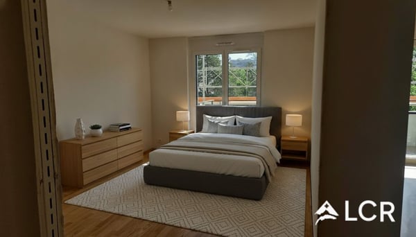 Bel appartement neuf de 2.5P / 1CHB / 1SDB / 1 Balcon 2