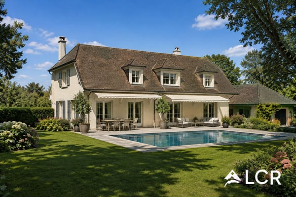 Coppet - Élégante propriété familiale avec piscine et grand jardin privatif 17