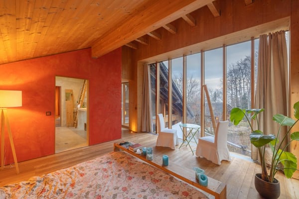 Magnifique villa d'architecte meublée avec 3 chambres au bord du forêt à Saint-Cergue 9