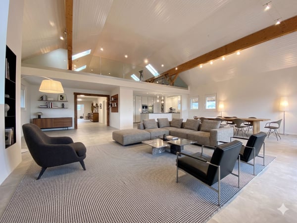 Splendide duplex  de 6,5 pièces en attique - Vue sur le Mont-Blanc - 10 minutes de Nyon 1