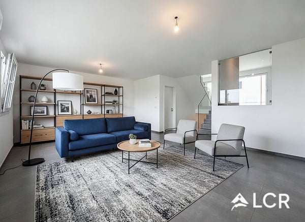 Magnifique appartement de 5.5P / 4 CHB / 2 SDB / 1 balcon / 1 Jardin /2 places de parc 1