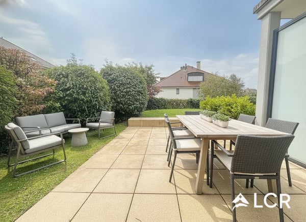 Magnifique 3,5 pièces meublé avec terrasse et petit jardin 8