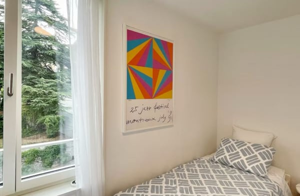 Bel appartement de standing de 3.5p meublé à Montreux avec vue au lac 11