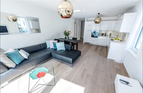 Bel appartement de standing de 3.5p meublé à Montreux avec vue au lac 6