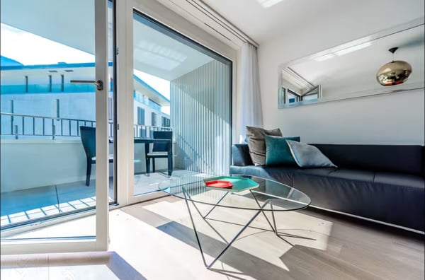 Bel appartement de standing de 3.5p meublé à Montreux avec vue au lac 3