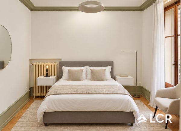 Bel appartement de 2P / 1 CHB /1 SDB / 1 Balcon  / 1 Jardin / place de parc 3