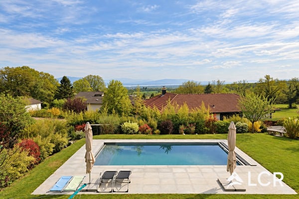 Maison d'architecte - Vue sur le lac et les Alpes - Jardin - Piscine 3
