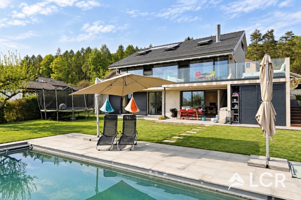 Maison d'architecte - Vue sur le lac et les Alpes - Jardin - Piscine 1