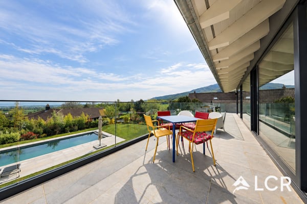 Maison d'architecte - Vue sur le lac et les Alpes - Jardin - Piscine 2