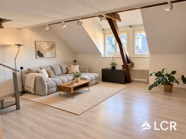 Beau duplex partiellement meublé de 2.5p à Lausanne 2