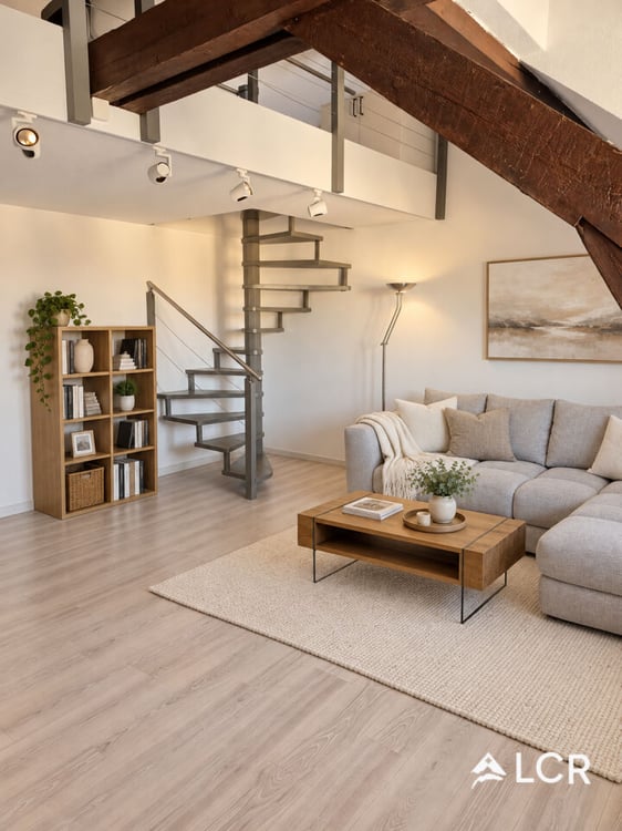 Beau duplex partiellement meublé de 3.5p à Lausanne 3