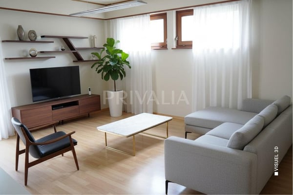 En exclusivité : Appartement 2 pièces de 62 m² avec deux balcons 1