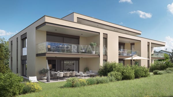 Rez de jardin - Projet Neuf ARBOREA : Spacieux 5 pièces avec jardin privatif et terrasse 1