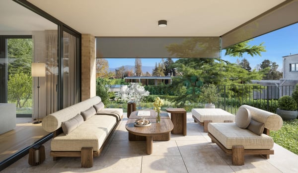 Appartement neuf, 1 pièces de 150m2 avec magnifique jardin 1