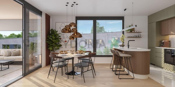 Appartement neuf, 1 pièces de 150m2 avec magnifique jardin 2