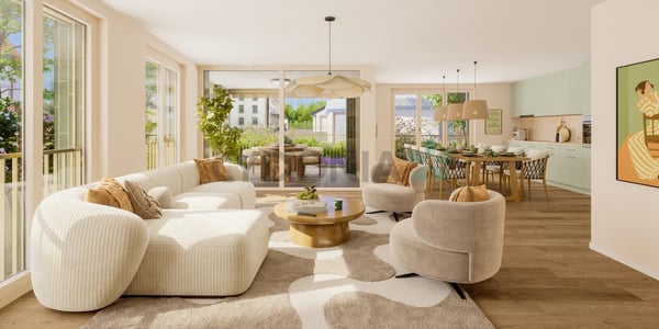 Appartement neuf de 5.5 pièces 161 m² PPE avec loggia