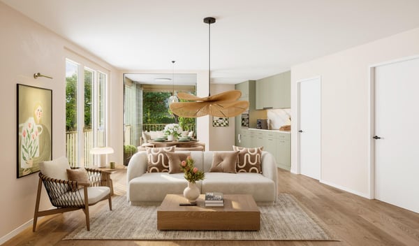 Appartement neuf de 2.5 pièces de 62 m² PPE avec loggia . 11