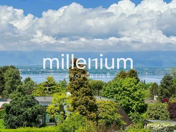 Villa d'exception à Corsier vue Lac 1