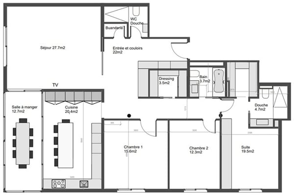 Exceptionnel appartement de 6 pièces - Genève / Eaux-Vives 10