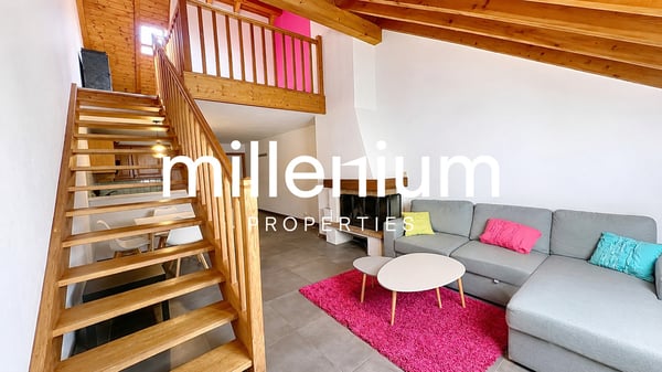 Charmant duplex meublé au coeur d'Aire-la-Ville 2