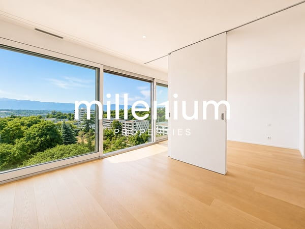 Superbe duplex en attique avec vue Lac et Mont-Blanc à Chêne-Bougeries 9