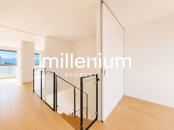 Superbe duplex en attique avec vue Lac et Mont-Blanc à Chêne-Bougeries 11