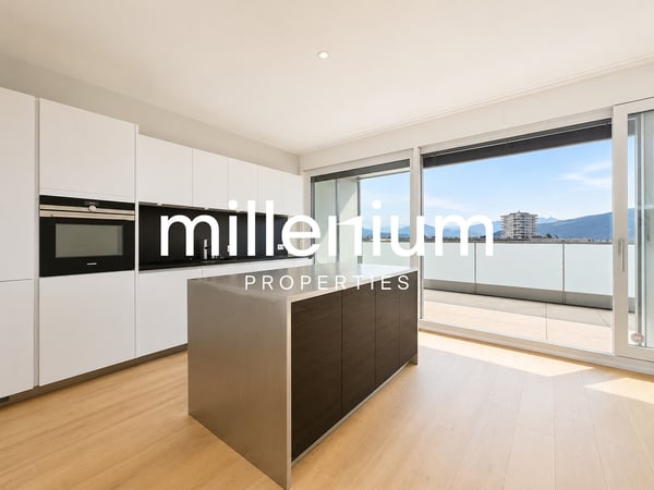 Superbe duplex en attique avec vue Lac et Mont-Blanc à Chêne-Bougeries 6