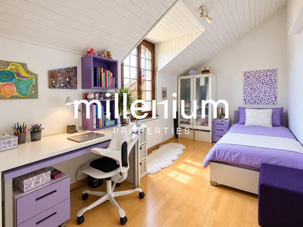 Maison contemporaine semi meublée avec jardin et studio indépendant 7