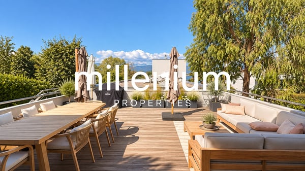 Belle villa familiale contemporaine avec vue sur le lac à Anières 2