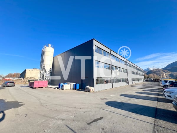 Halle industrielle de 2300 m2 sur parcelle de 4380 m2 à vendre à Aigle 1