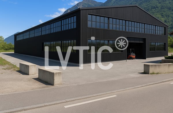 Halle de 3690 m2 avec PC en force sur terrain de 10'000 m2 à Vernayaz 2