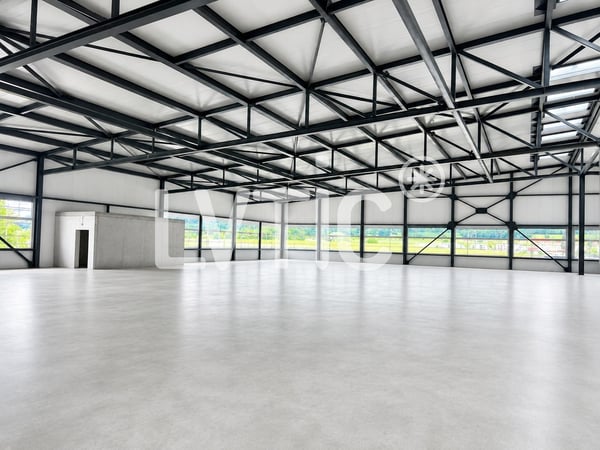 Halle industrielle, bureaux de 6600 m2 divisibles à louer à Domdidier 9
