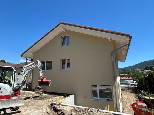 Vallorbe - Chemin des Uttins 3A & B - 2 villas mitoyennes 1