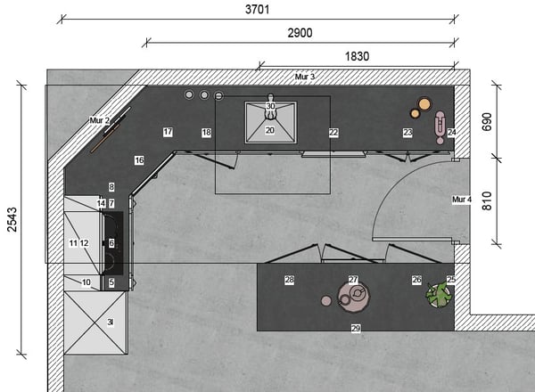 Magnifique duplex 1.5 pièces avec balcon à Gland (en cours de rénovation) 9
