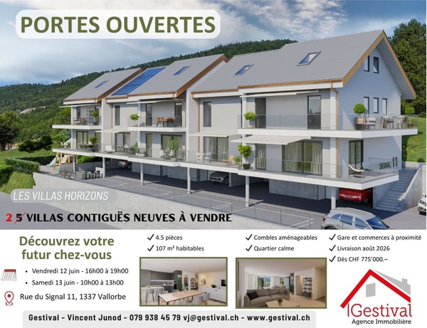 Villas Horizons – Vallorbe 1