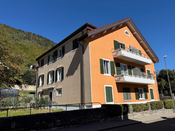 Charmant appartement de 3 pièces avec balcon à Vallorbe