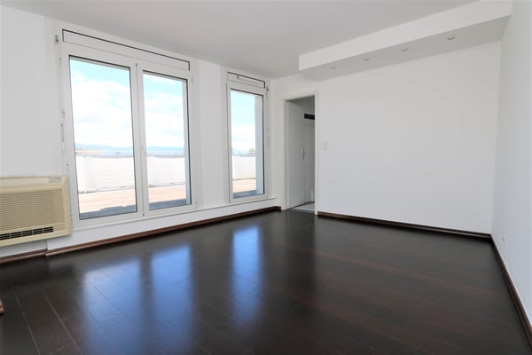 Appartement duplex en attique de 4,5 pièces avec balcon et terrasse en toiture aux Acacias 2